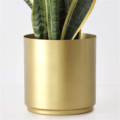 metal pots for indoor plants